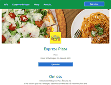 Tablet Screenshot of expresspizzaaalesund.no